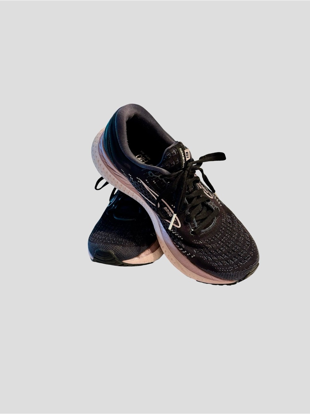 Brooks Glycerin 19 Sneakers Women 8.5 Black/Pink No Heel Wear